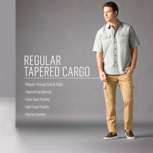 Men's Regular Tapered Cargo Pants