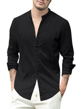 Load image into Gallery viewer, Men&#39;s Button Down Linen Top