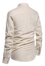 Load image into Gallery viewer, Men&#39;s Cotton Linen Blend Shirt