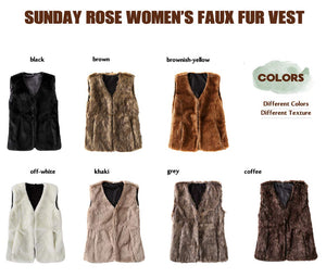 Women's Faux Wookie Vest