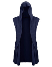 Load image into Gallery viewer, Men&#39;s Blue Hood Vest