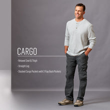 Load image into Gallery viewer, Men&#39;s Relaxed Fit Straight Leg Cargo Pants