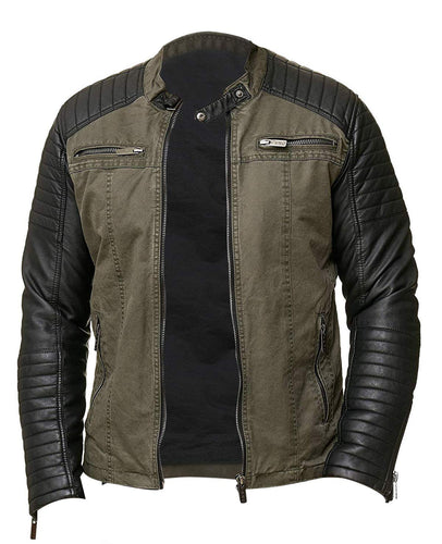 Men's Racer Leather Jacket