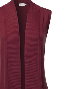Women's Sleeveless Vest Knit Sweater