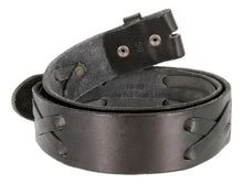 Load image into Gallery viewer, Men&#39;s X-Lace Belt (Black)