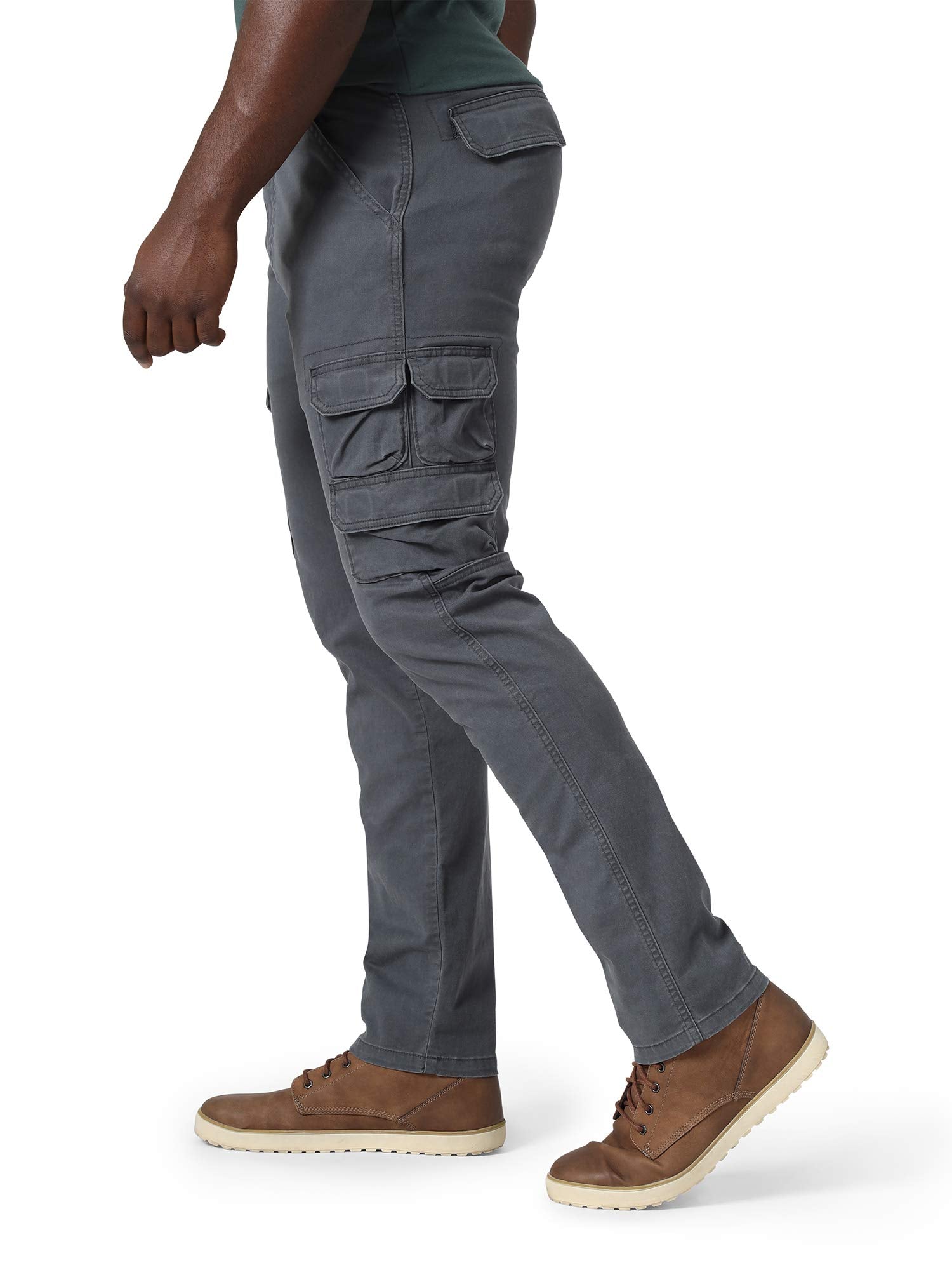 Khaki Cotton Tapered Cargo Trousers | New Look