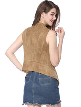Load image into Gallery viewer, Women&#39;s Faux Suede Vest