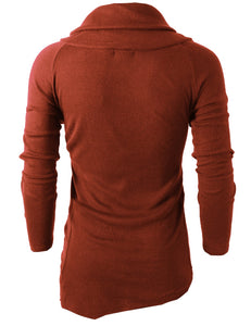 Men's Orange Pullover Sweater