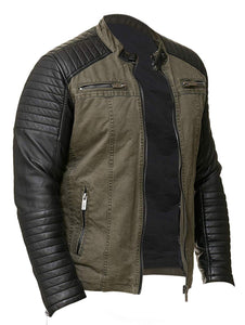 Men's Racer Leather Jacket