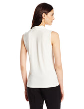 Load image into Gallery viewer, Women&#39;s White Pleated Tank