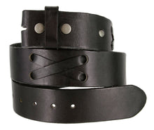 Load image into Gallery viewer, Men&#39;s X-Lace Belt (Black)