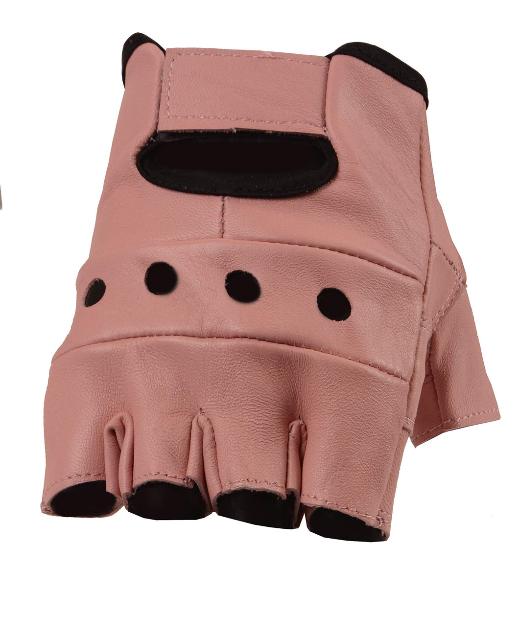 Women's Leather Fingerless Gloves