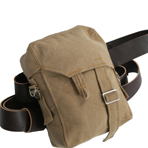 Rey Brown Canvas Sidebag