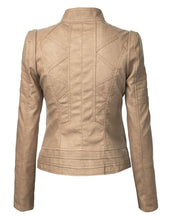 Load image into Gallery viewer, Women&#39;s Faux Leather Jacket