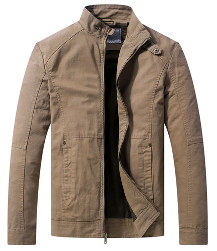 Men's Lightweight Full Zip Military Jacket